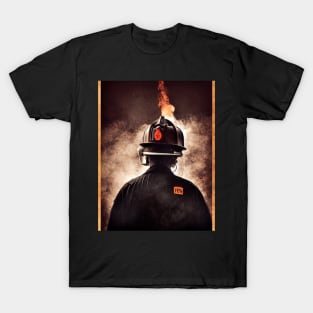 Firefighter Hallowee T-Shirt T-Shirt